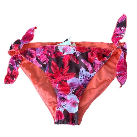 NWT Leilani Cali Pant Floral tropical Bikini bottom quicksilver size 12 - Picture 1 of 11